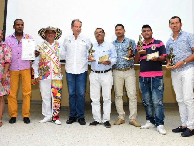 Los secretarios de Cultura de Barranquilla y el Atlántico también nos acompañaron en la ceremonia.