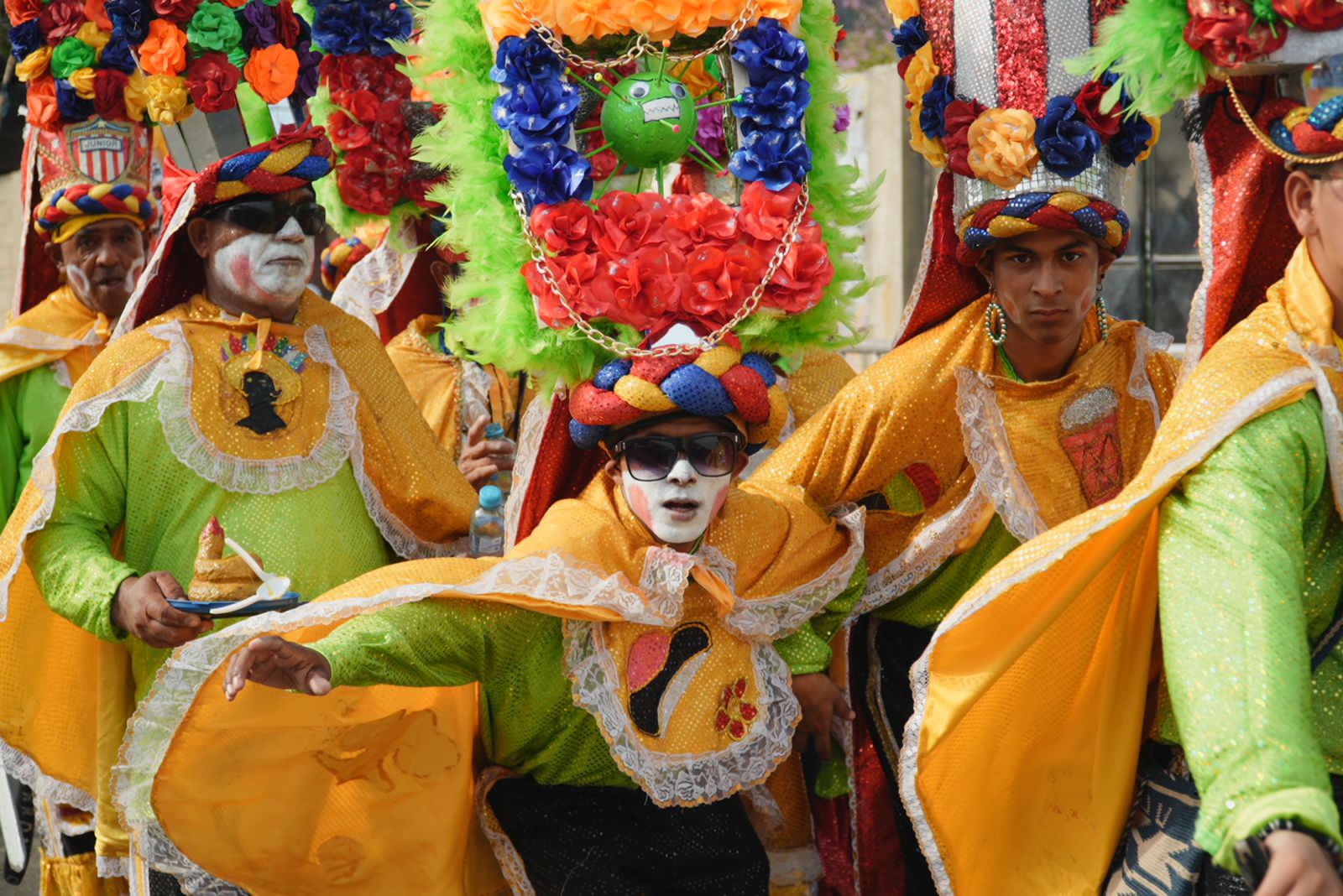 Delegación de Carnaval de Barranquilla al 48 Festival Folclórico Colombiano en Ibagué