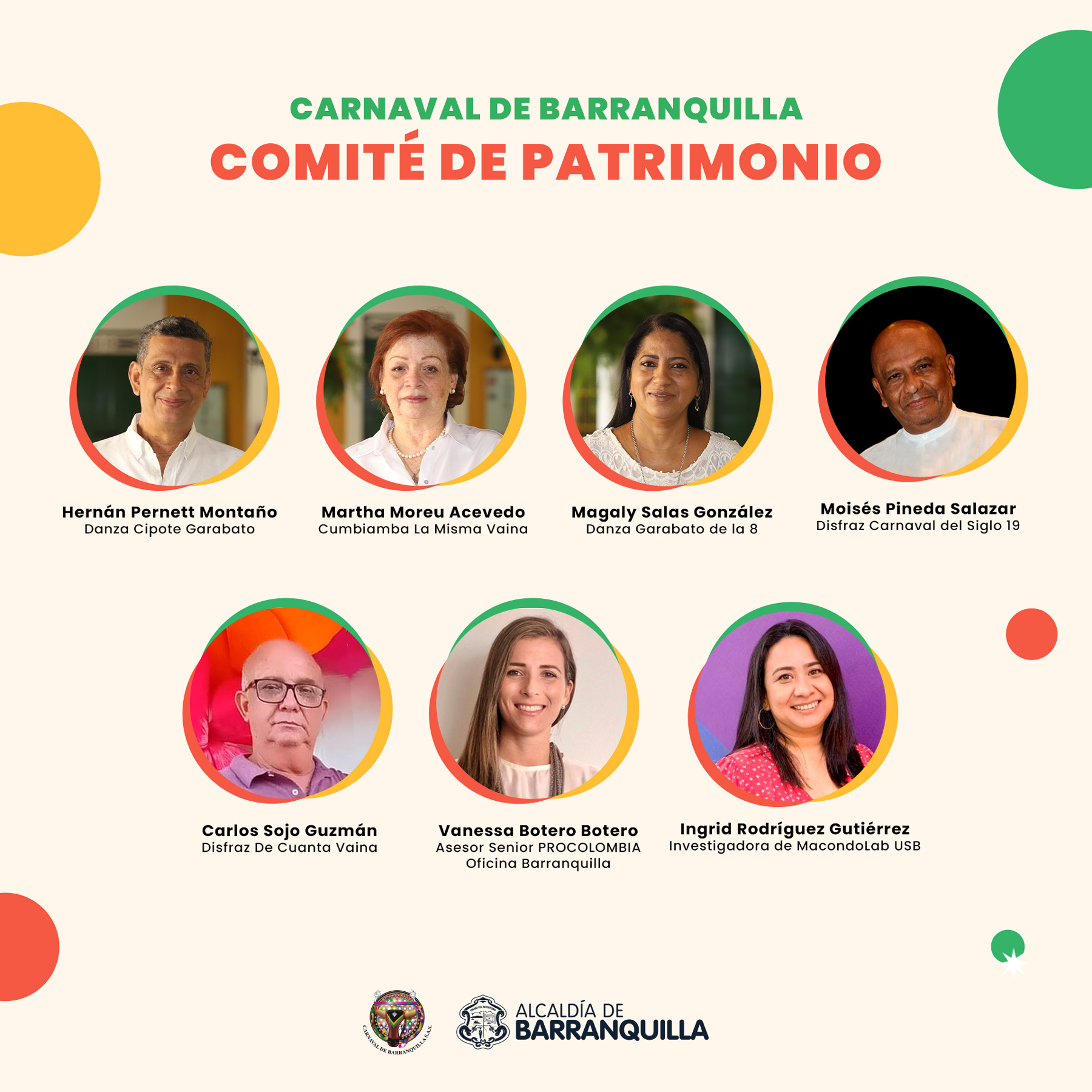 Carnaval de Barranquilla presenta su nuevo Comité de Patrimonio
