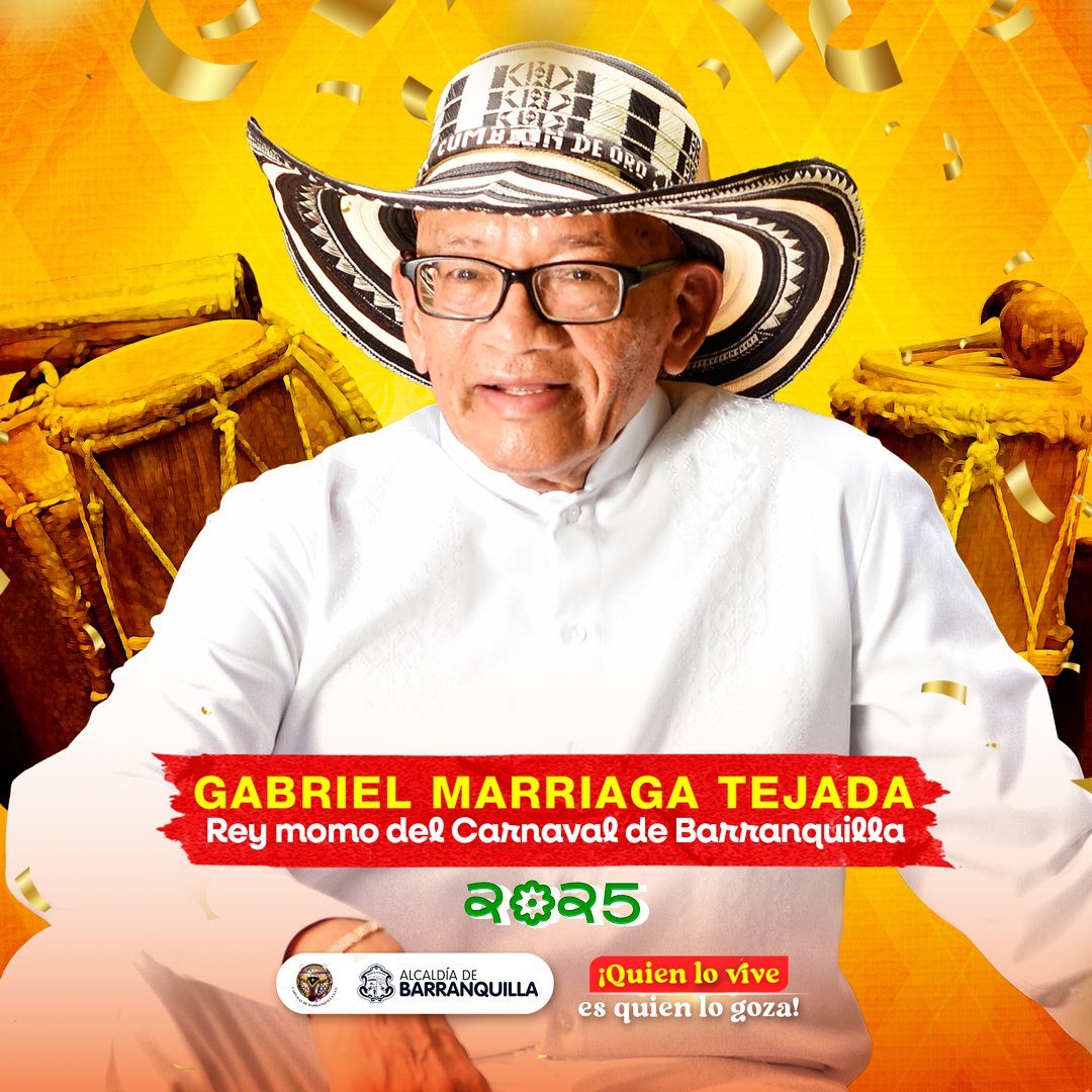 Gabriel Marriaga, Director del Cumbión de Oro, Rey Momo del Carnaval de