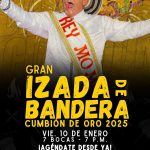 Rey Momo 2025 izará la bandera de su Cumbión de Oro