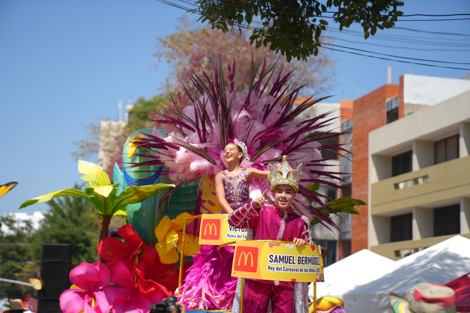 Los niños rindieron homenaje a la fauna carnavalera en su gran desfile de Carnaval