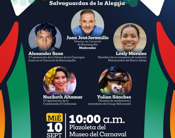 Herederos del Patrimonio, un conversatorio que exalta a los guardianes de la fiesta en el Museo del Carnaval