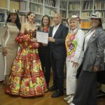 Reina Michelle Char Fernández visita consulado de Colombia en Nueva York