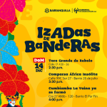 Domingo de izadas de bandera y Michicleta con la reina Michelle