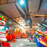 Las majestuosas carrozas del Carnaval de Barranquilla están listas para brillar en el Cumbiódromo de la Vía 40