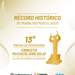 70 trabajos postulados al Premio de Ernesto McCausland Sojo a la Mejor Crónica del Carnaval