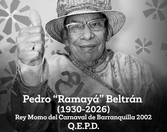 Carnaval de Barranquilla lamenta el fallecimiento del maestro Pedro “Ramayá” Beltrán, rey Momo del Carnaval de Barranquilla 2002