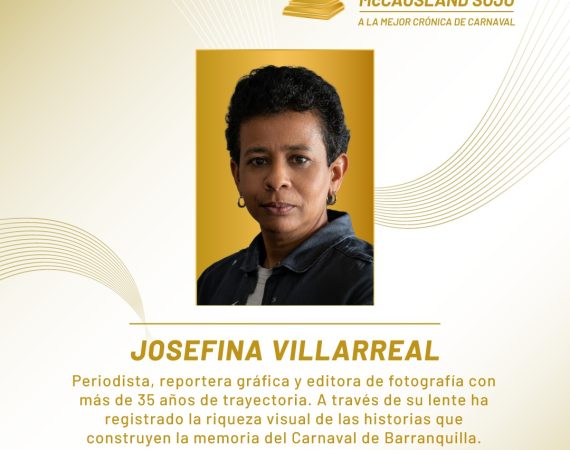 Josefina Villarreal, reconocimiento Vida y Obra en la 13° edición del Premio de Periodismo Ernesto McCausland Sojo