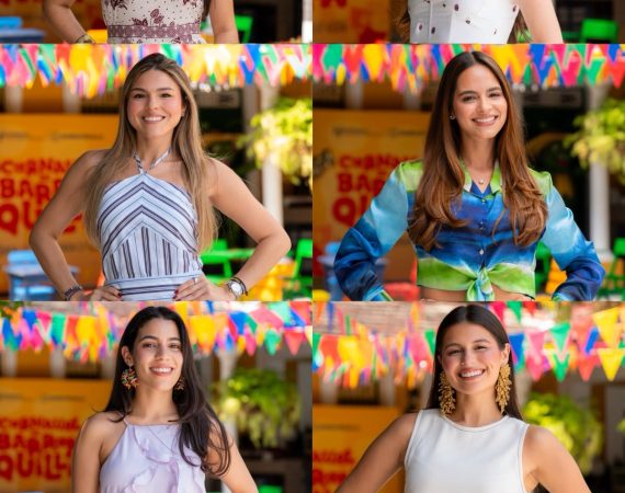 Seis barranquilleras presentaron su aspiración para ser reina del Carnaval de Barranquilla 2027