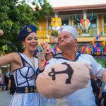La reina 2027, Salwa Maloof Habib, rinde homenaje al disfraz de ‘Popeye’ del Carnaval de Barranquilla