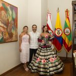 Reina del Carnaval 2027, Salwa Maloof Habib visita al presidente de la República para promover acciones a favor de los hacedores de la fiesta